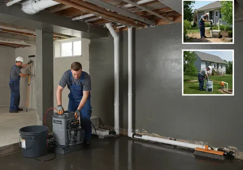 Basement Waterproofing and Flood Prevention process in Pinedale, WY